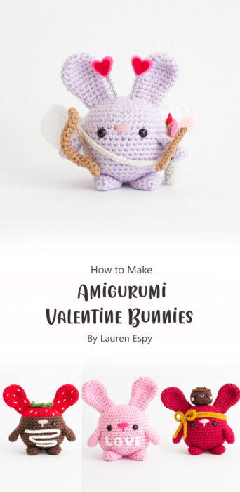 Amigurumi Valentine Bunnies By Lauren Espy