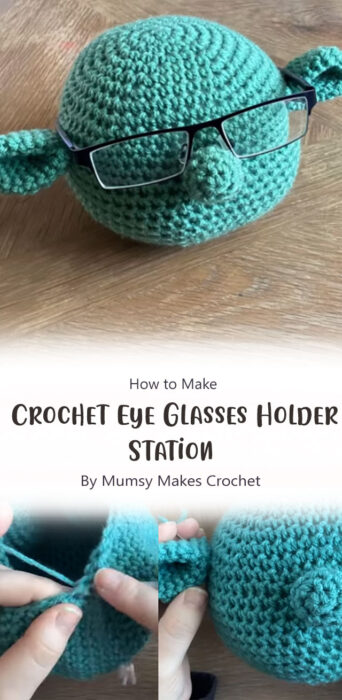 How to Crochet an Eye Glasses Holder Station By Mumsy Makes Crochet
