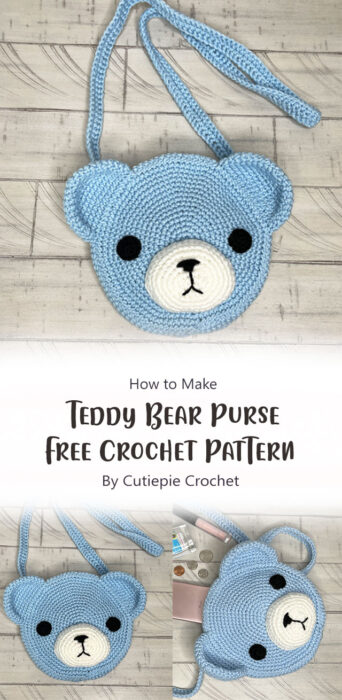 Teddy Bear Purse By Cutiepie Crochet