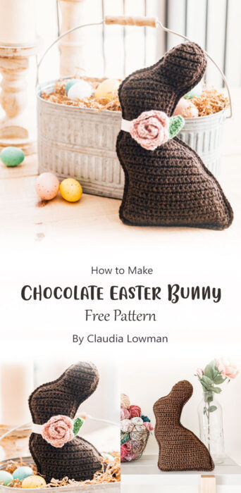 Crochet Chocolate Bunny By sewrella. com