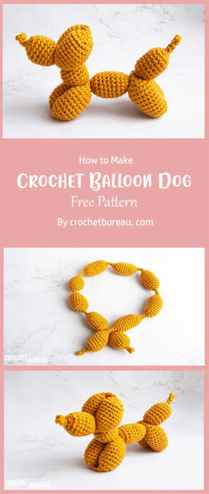 Crochet Balloon Dog Pattern Free By crochetbureau. com