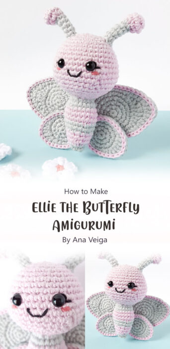 Ellie the Butterfly Amigurumi By Ana Veiga