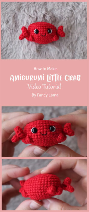 Amigurumi Little Crab By Fancy Lama