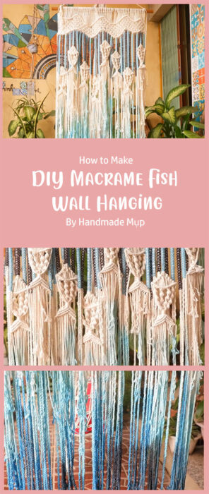 DIY Macrame Fish Wall Hanging By Handmade Mụp