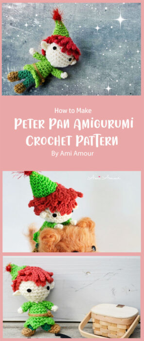 Peter Pan Amigurumi Crochet Pattern By Ami Amour