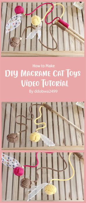 DIY Macrame Cat Toys By ddobwa2499