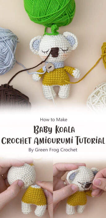 Baby Koala Crochet Amigurumi By Green Frog Crochet