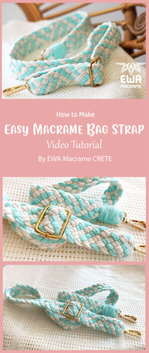 Easy Bag Strap Tutorial By EWA Macrame CRETE