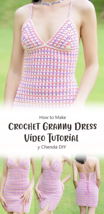 Crochet Granny Dress Tutorial By Chenda DIY