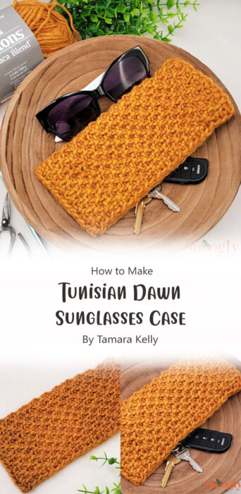 Tunisian Dawn Sunglasses Case By Tamara Kelly